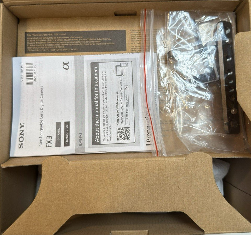 Sony Alpha FX3 Full Frame Cinema Line Camera