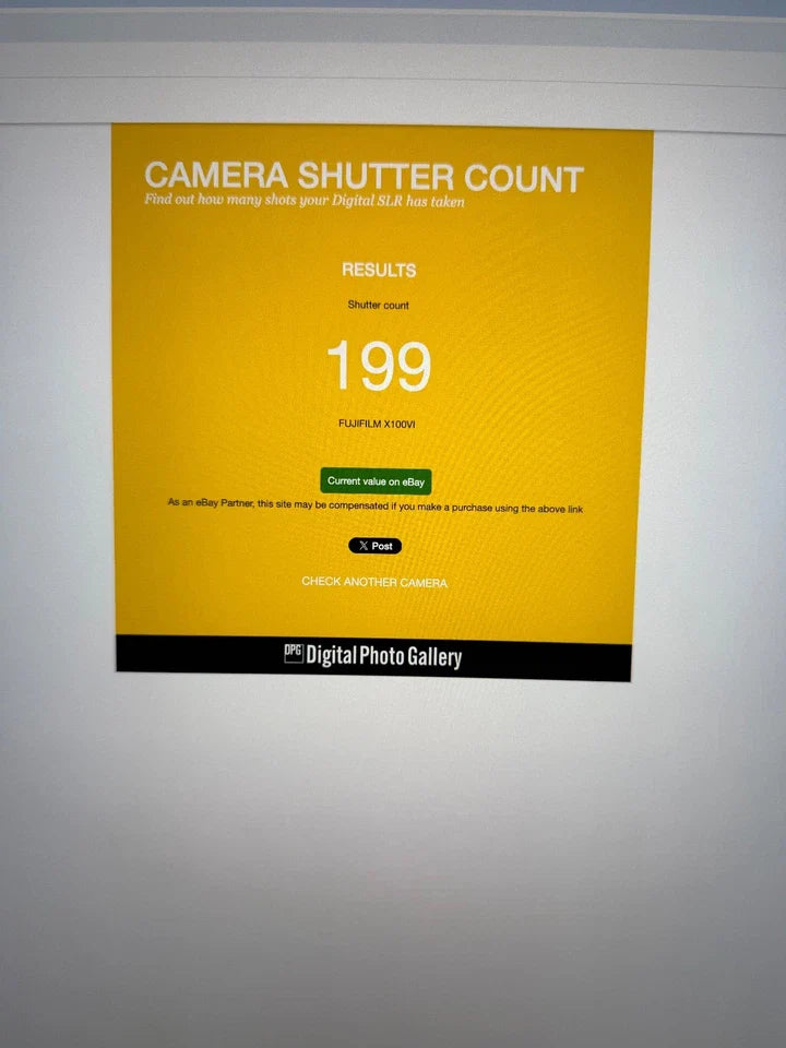 Fujifilm X100VI Digital Camera (Silver) – Excellent Condition