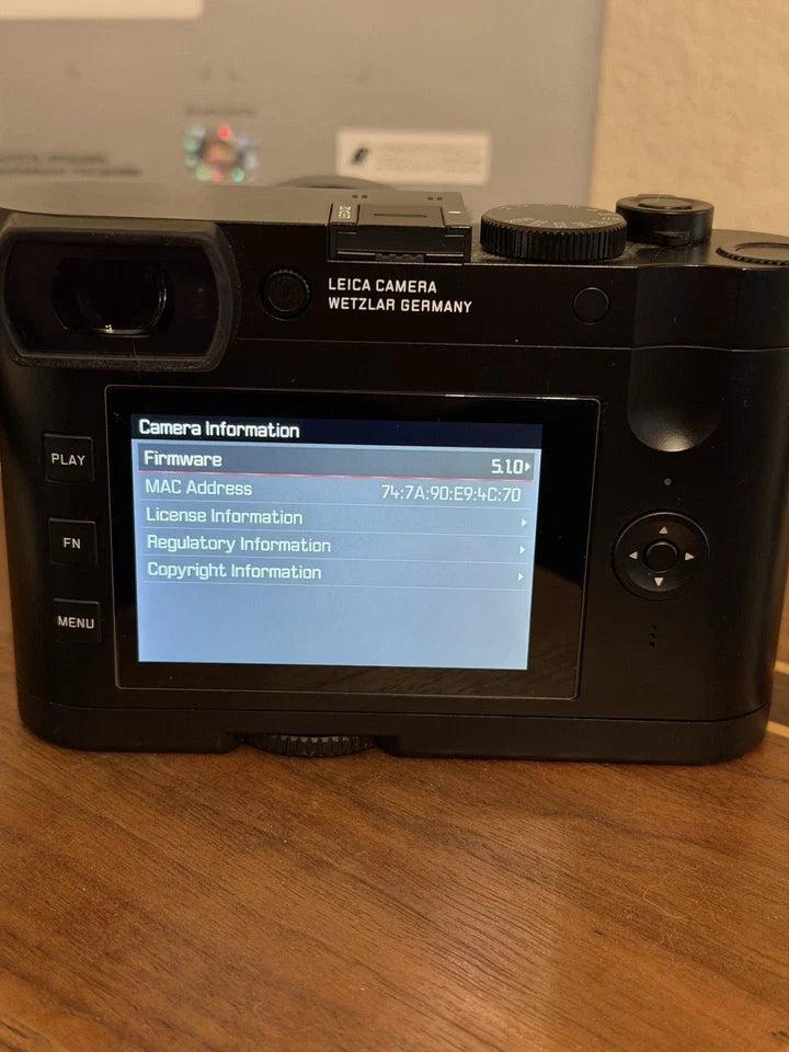 Leica Q2 Digital Camera – Mint  Barely Used – USA Purchased